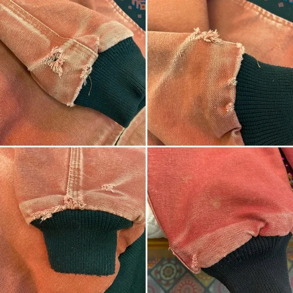 Rare VTG 90s Carhartt Santa Fe JR0456 Southwest Aztec Navajo ‘Clay’ Jacket XL - Picture 10 of 16